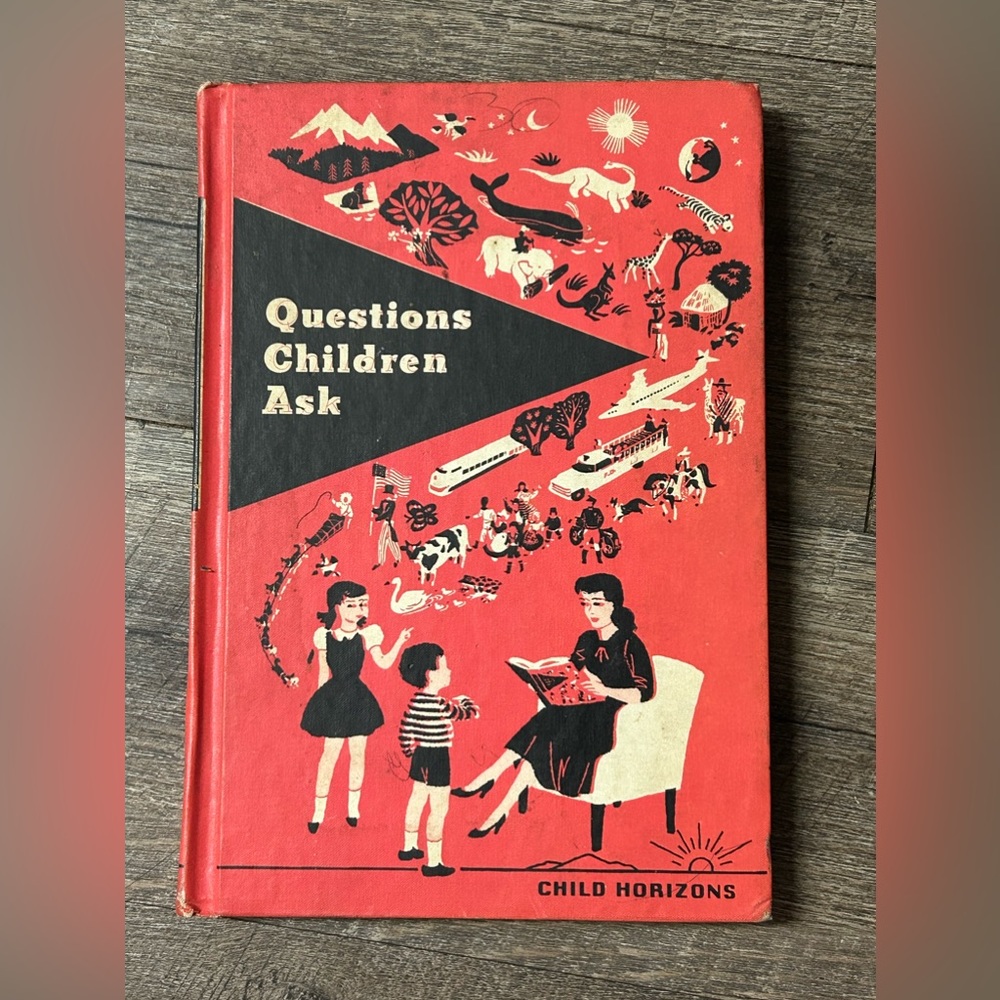 Questions Children Ask Vintage Book